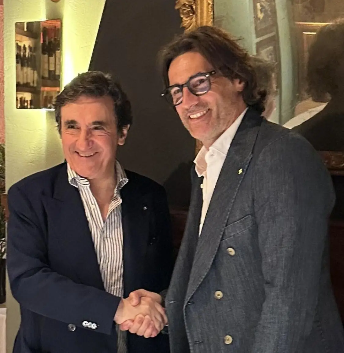 Urbano Cairo e Paolo Vanoli