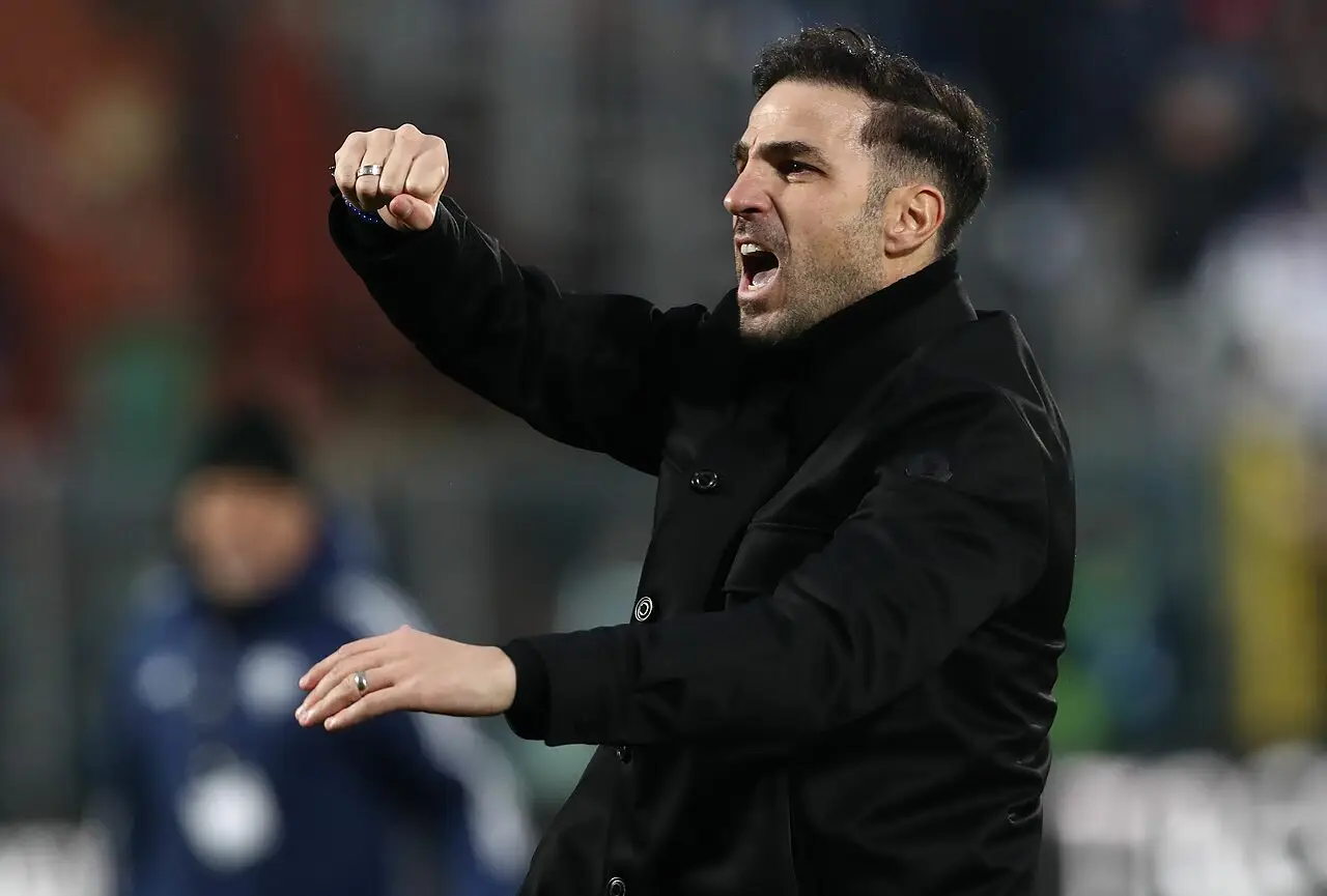 Como Torino, Fabregas esulta dopo il 6-0