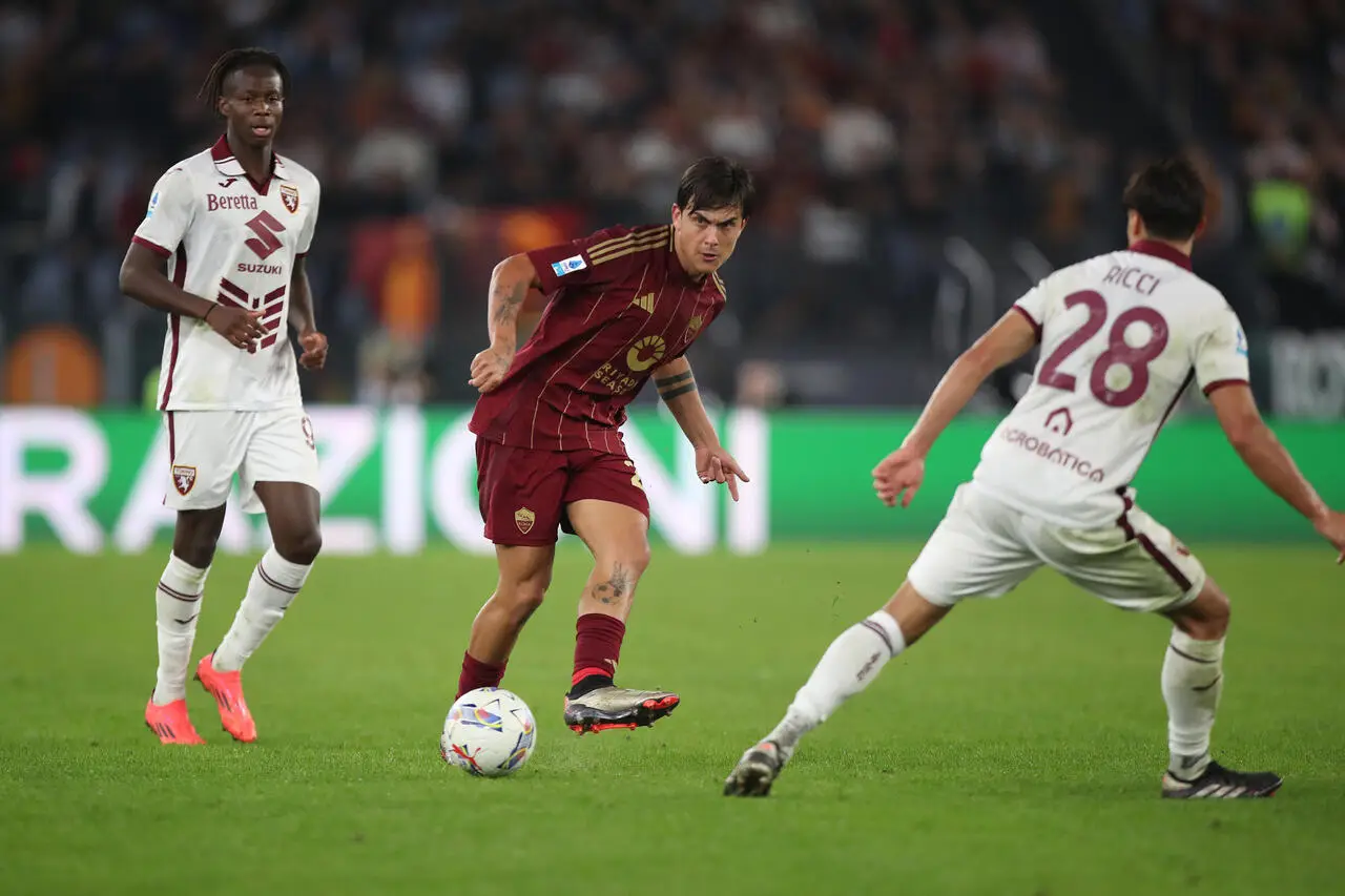 La gara di andata tra Roma e Torino