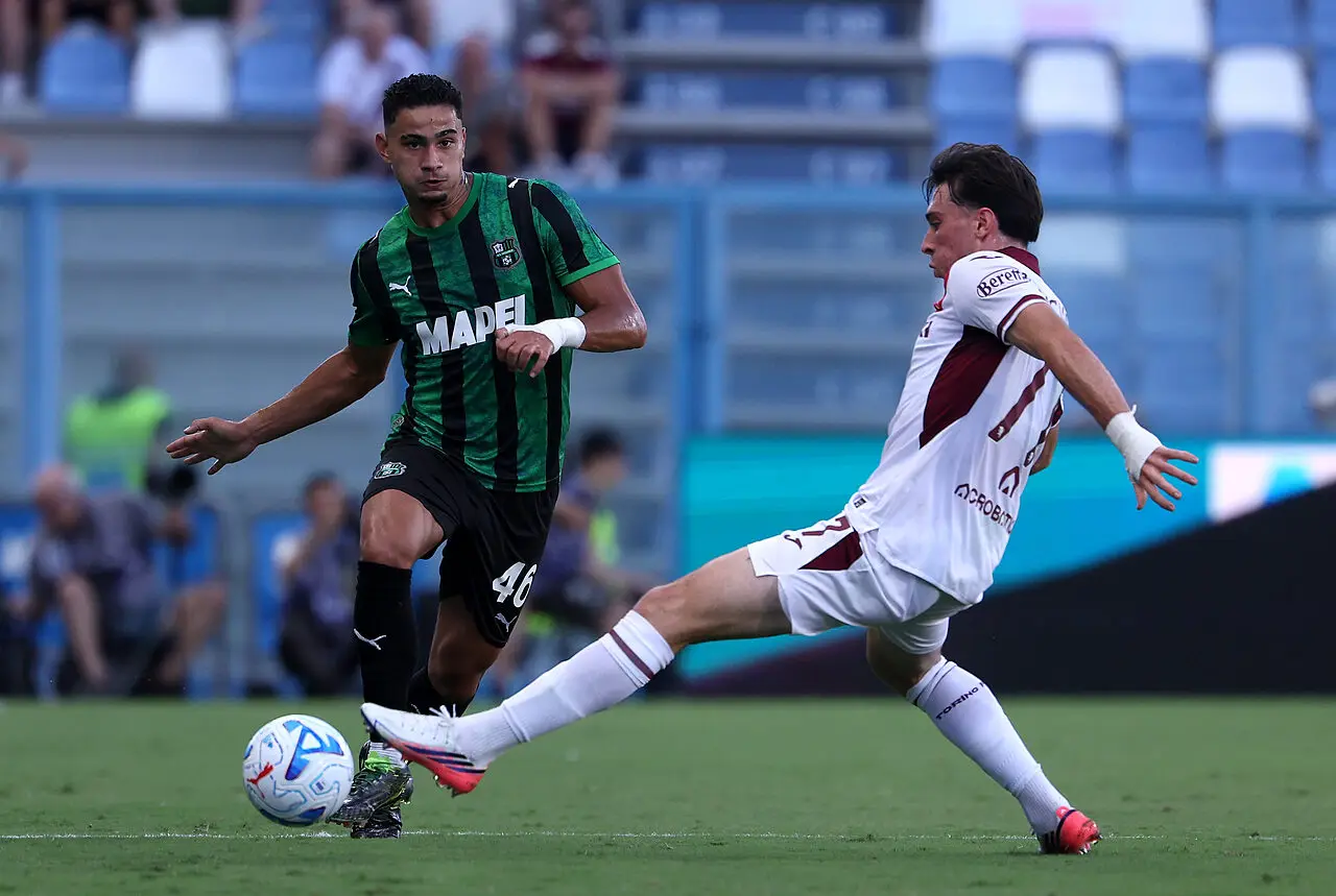Sassuolo Torino, Cacciamani in azione