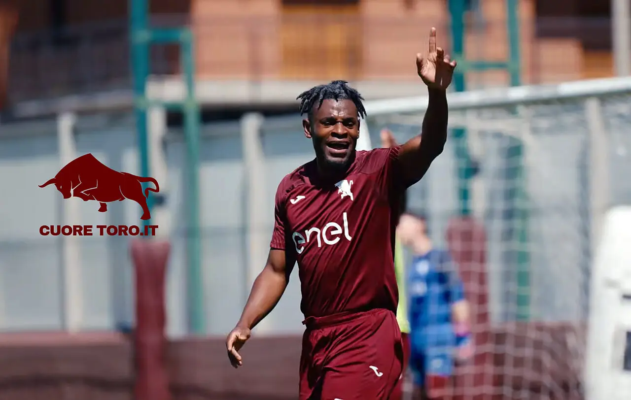 Duvan Zapata, allenamento al Filadelfia