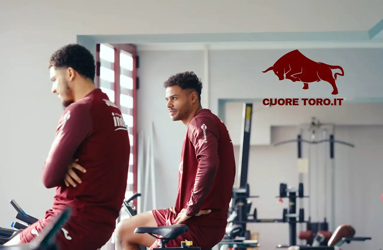 Tino Anjorin, allenamento al Filadelfia