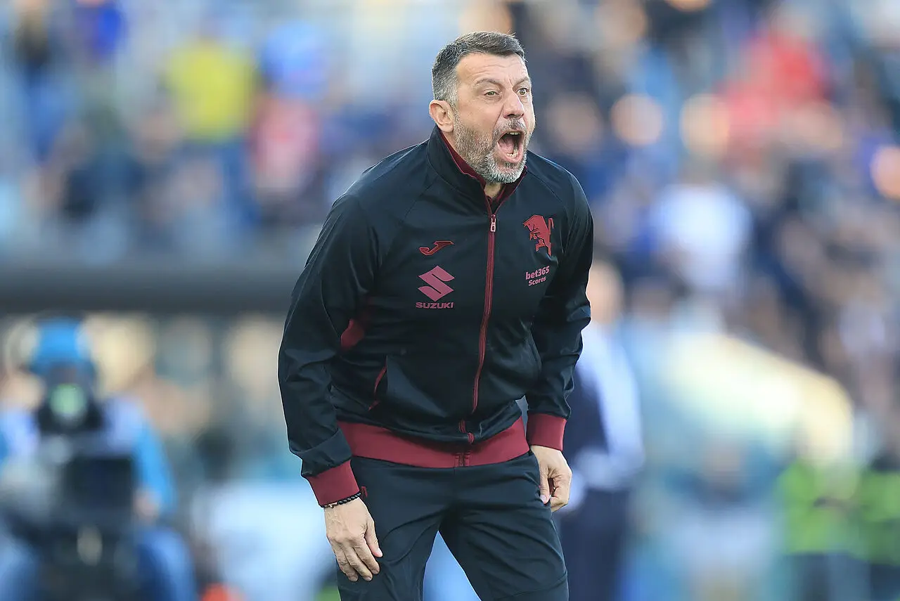 Roberto D'Aversa in conferenza Torino Inter