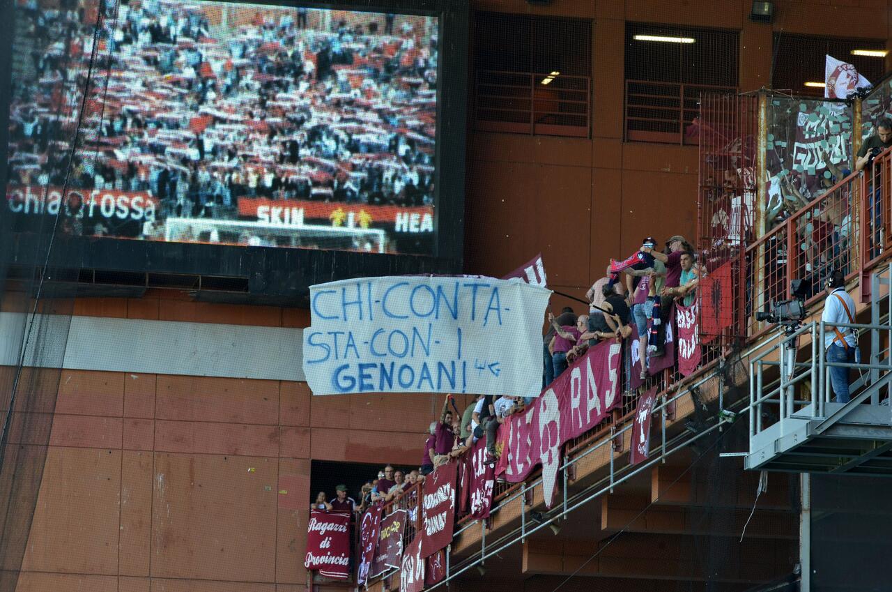 Tifosi del Torino a Genova