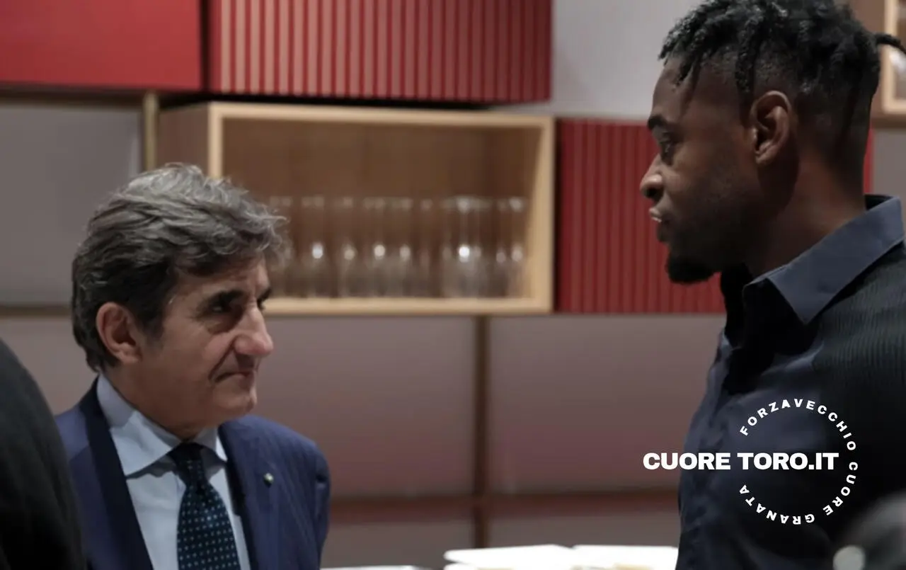 Urbano Cairo e Duvan Zapata