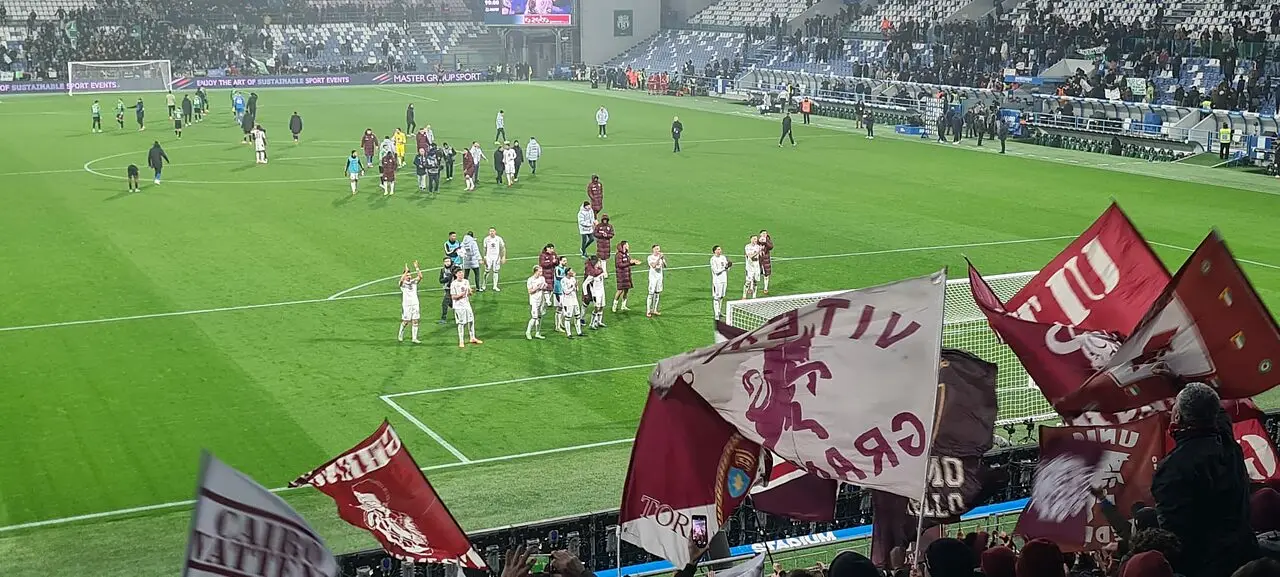 Sassuolo Torino, festa sotto la Maratona in trasferta