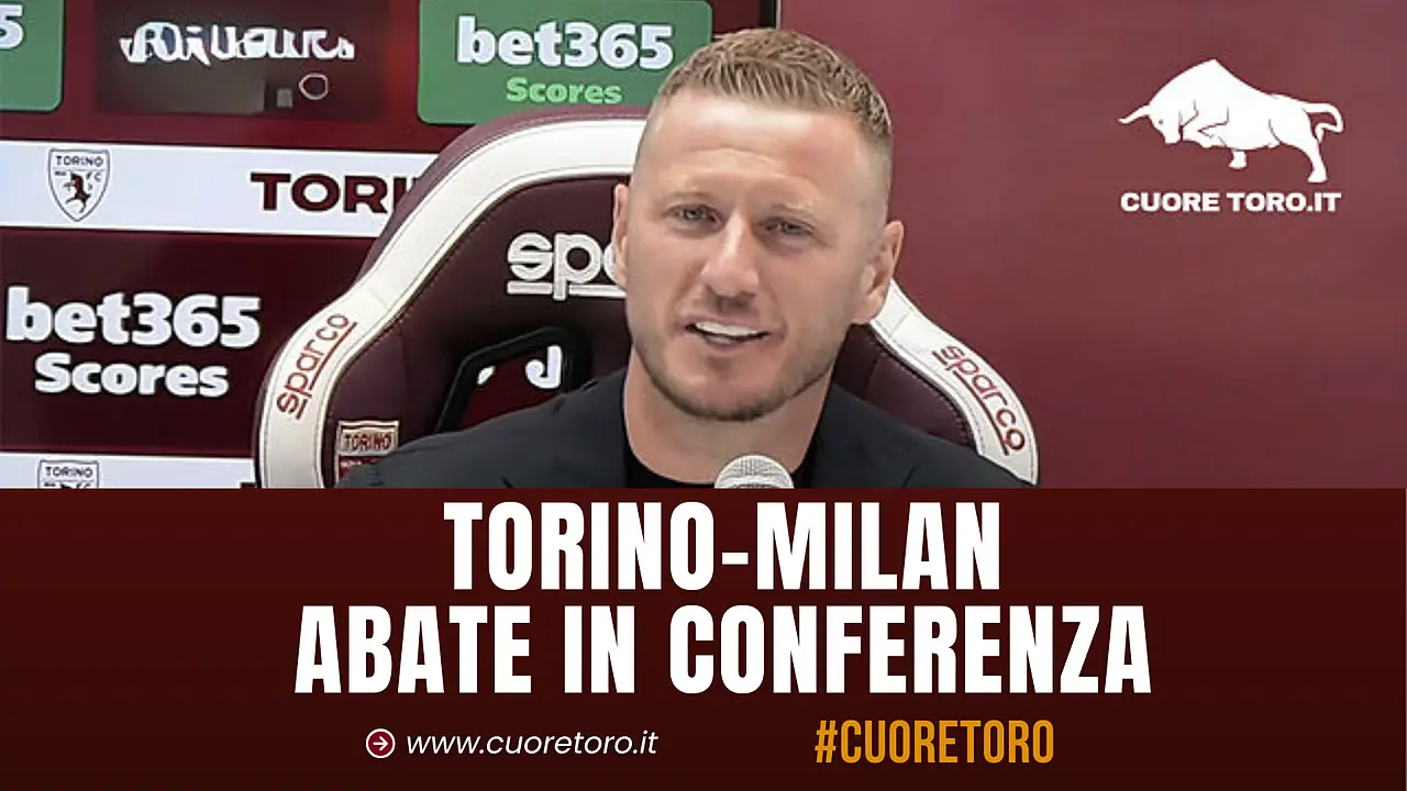 Ignazio Abate in conferenza stampa alla vigilia di Torino Milan