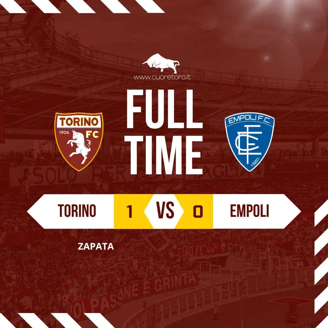 Risultato Torino-Empoli 1-0