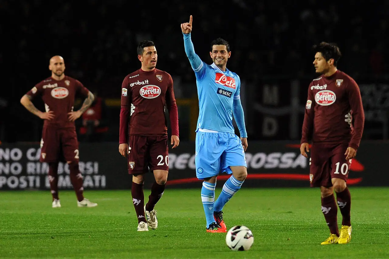 Blerim Dzemaili, gol in Torino Napoli