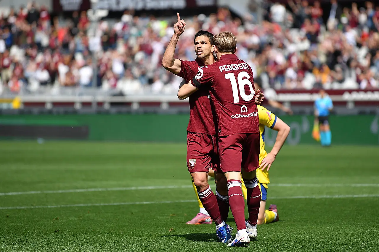 Torino Verona, il gol del vantaggio di Simeone