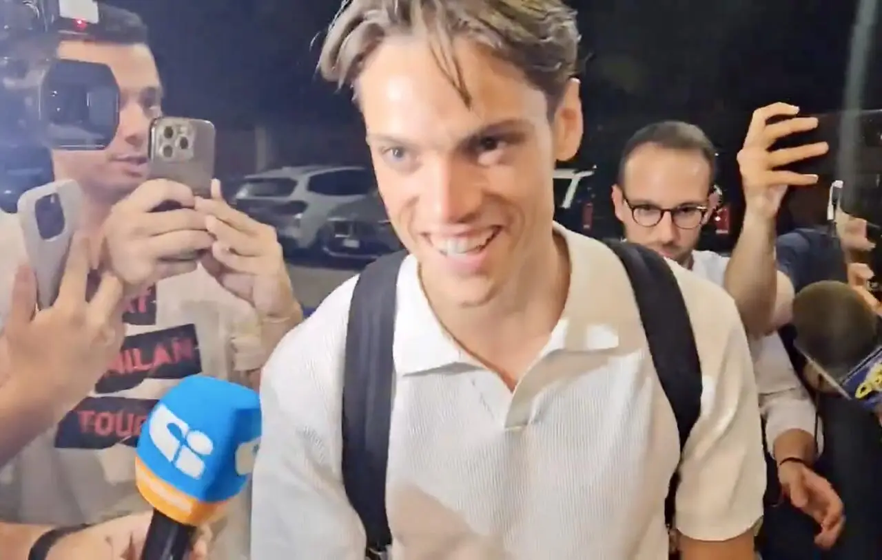 Samuele Ricci, le prime immagini a Milano