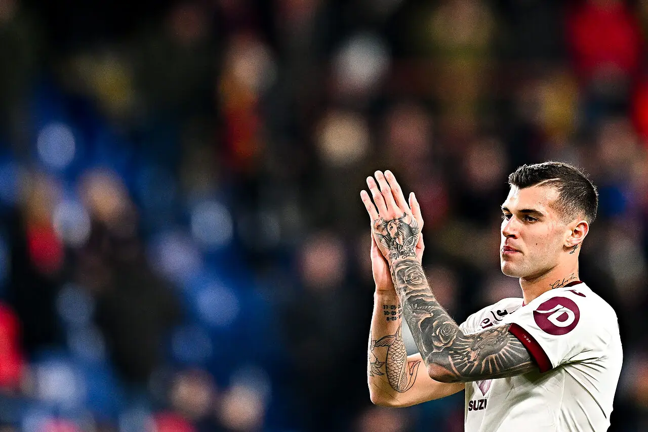 Pietro Pellegri in azione con la maglia del Torino mentre rientra ufficialmente dal prestito il 1 luglio