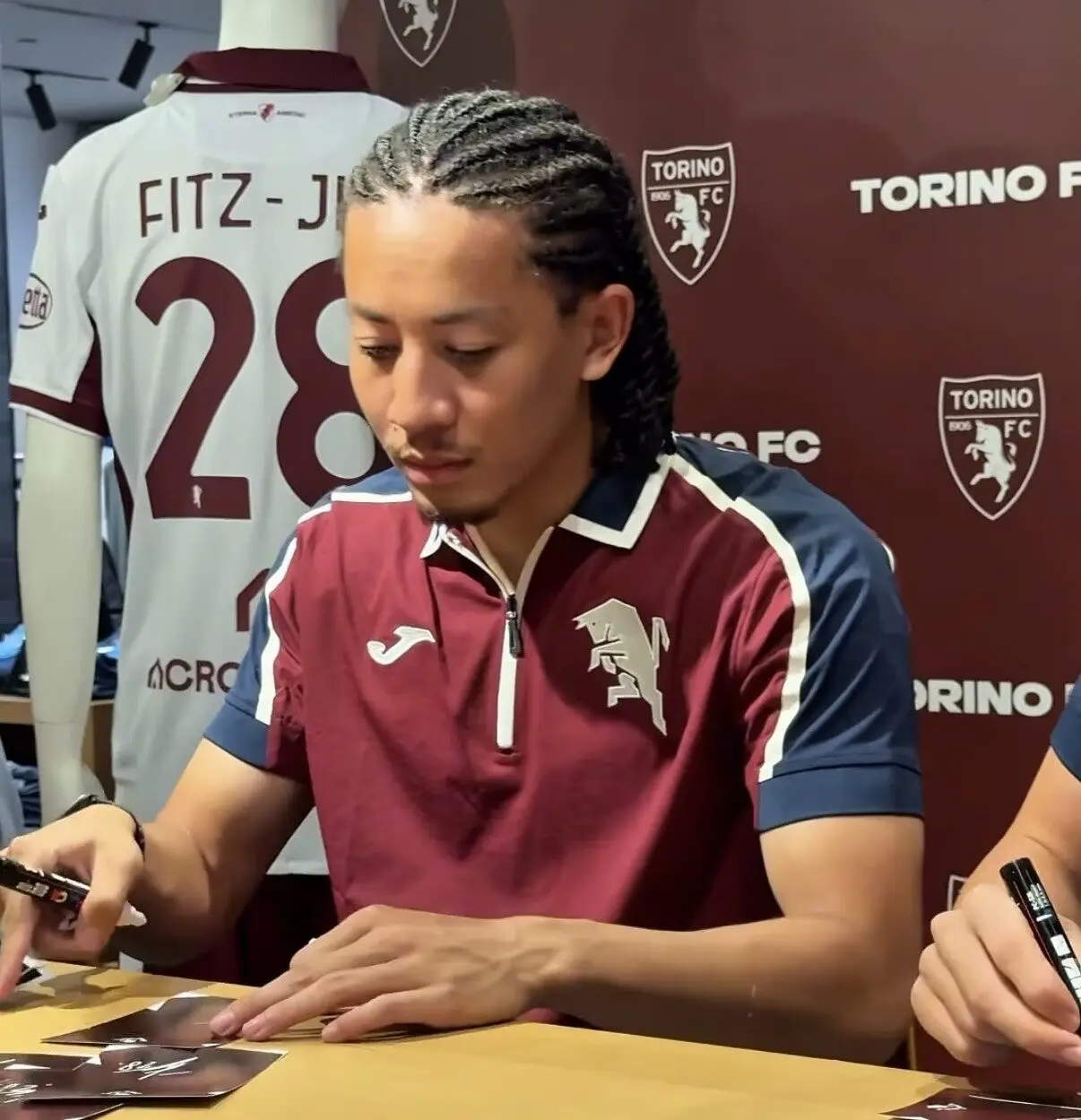 Cacciamani e Fitz-Jim al meet and greet