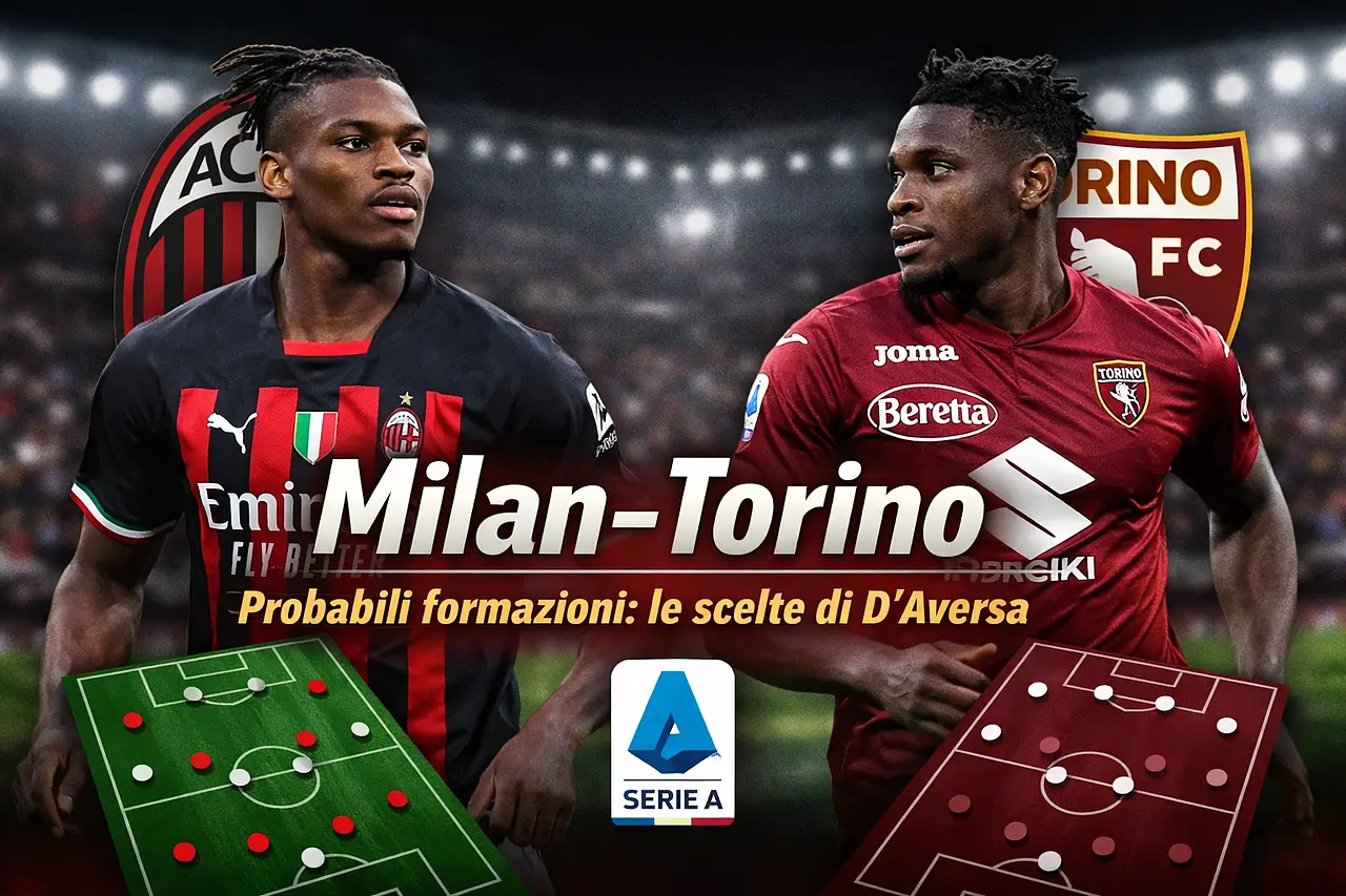 Milan Torino, le probabili formazioni. Le scelte di D'Aversa