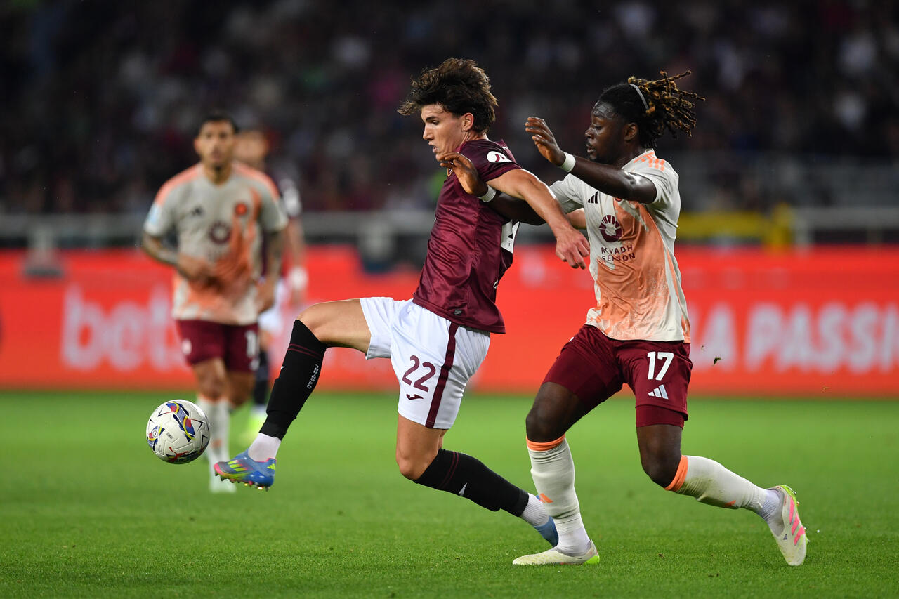 Cesare Casadei e Manu Kone