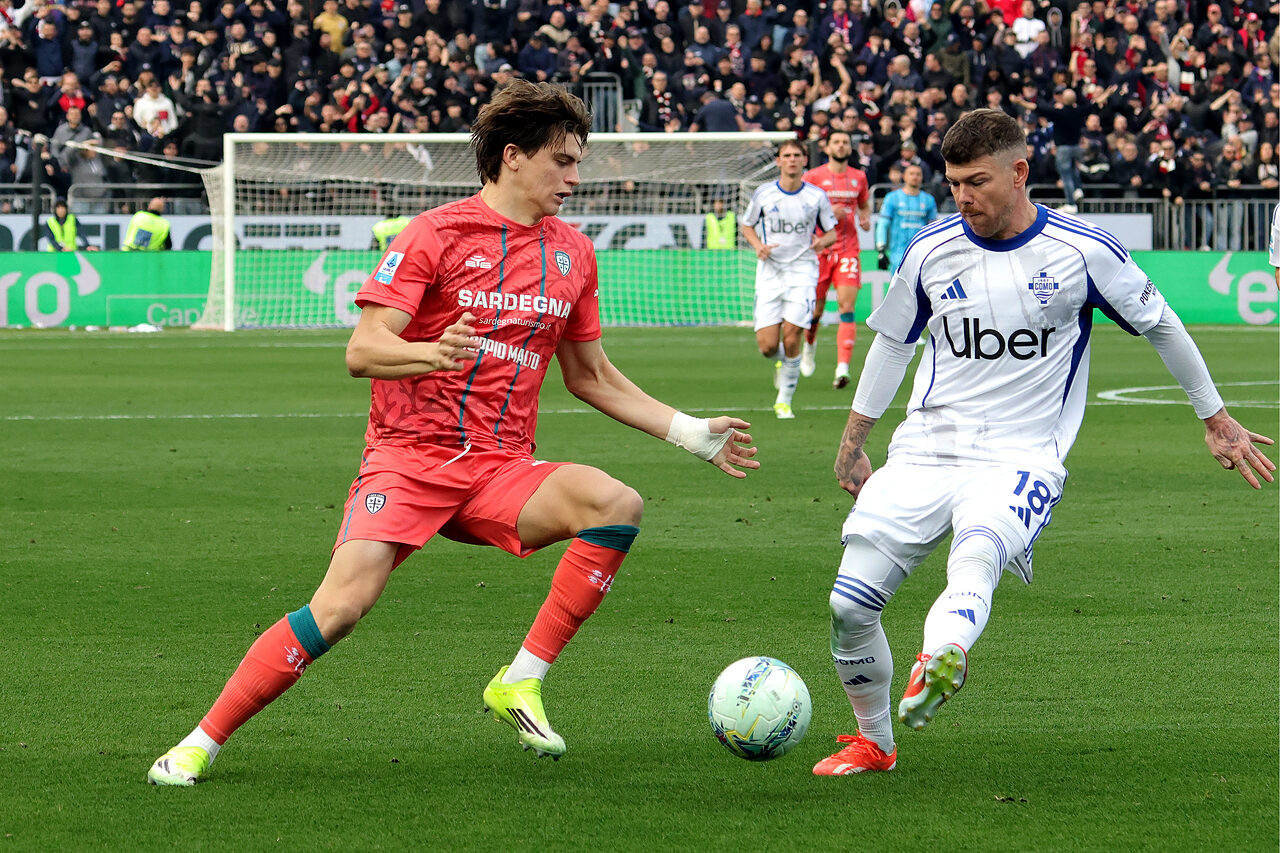 Cagliari Como 2-1 - Sardi a quota 30 punti in classifica