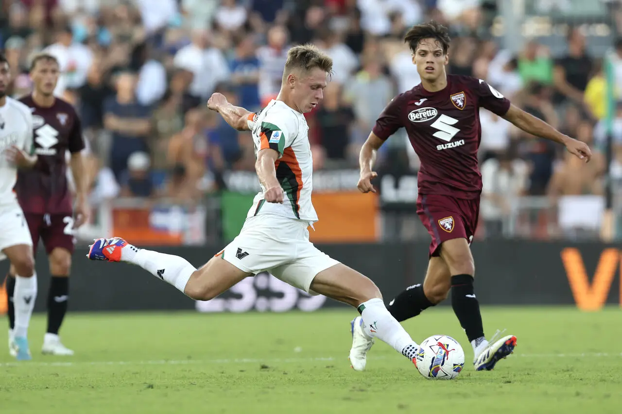 Venezia Torino, Samuele Ricci e Hans Nicolussi Caviglia - (Photo by Maurizio Lagana/Getty Images)