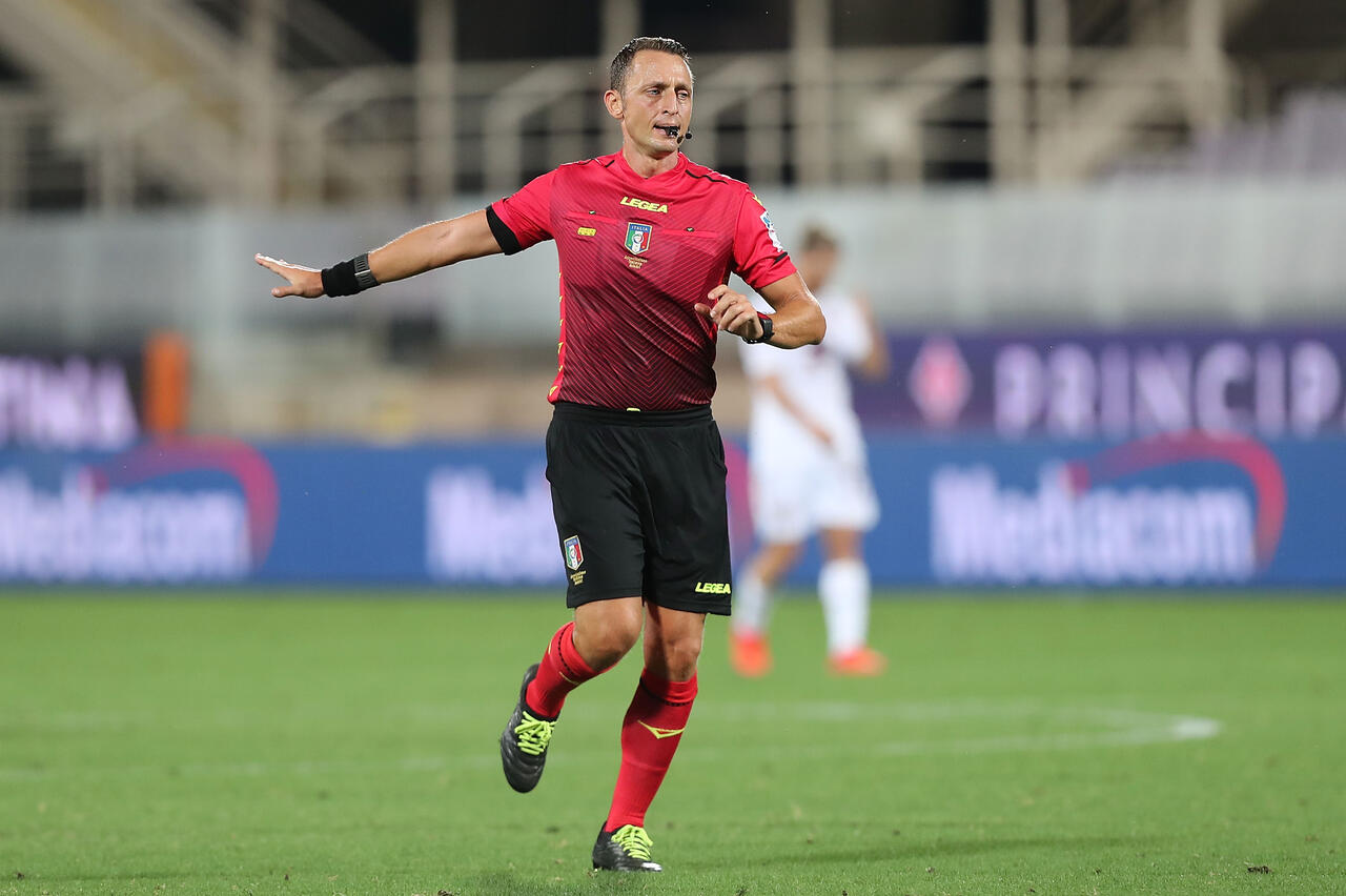 Rosario Abisso, arbitro di Torino Fiorentina