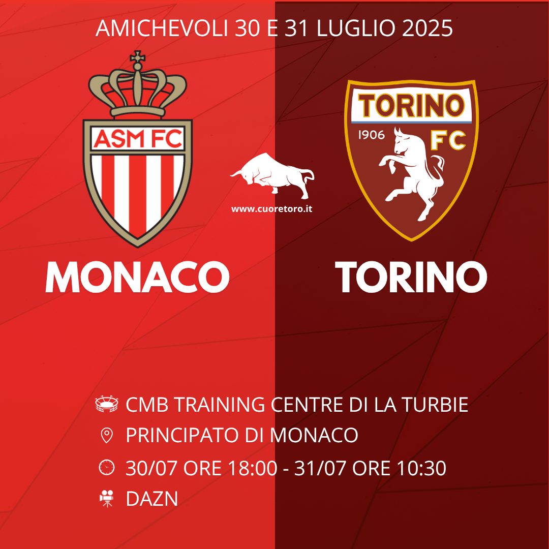 Amichevole Monaco Torino