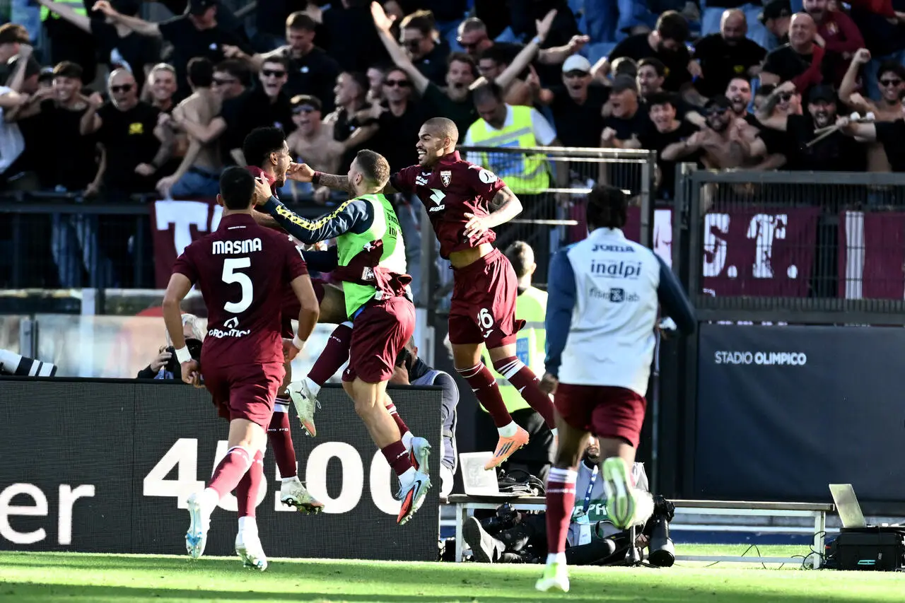 Lazio Torino, Coco esulta dopo il gol