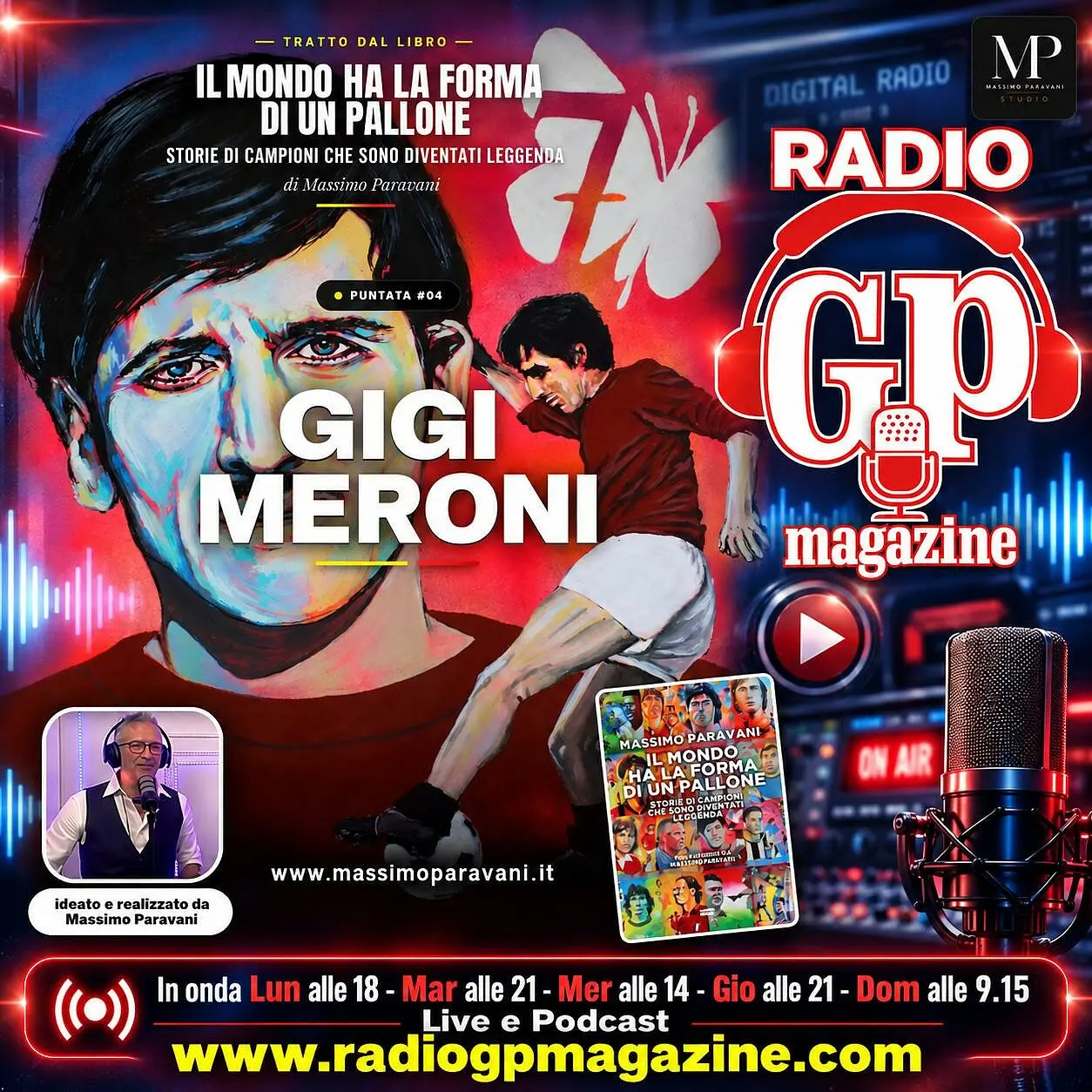 Locandina puntata Meroni Radio Gp Magazine