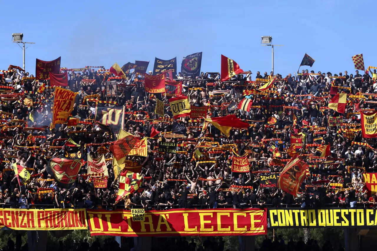 Stadio Via del Mare, i tifosi del Lecce