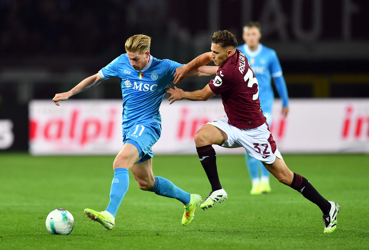 Torino Napoli Asllani contro De Bruyne