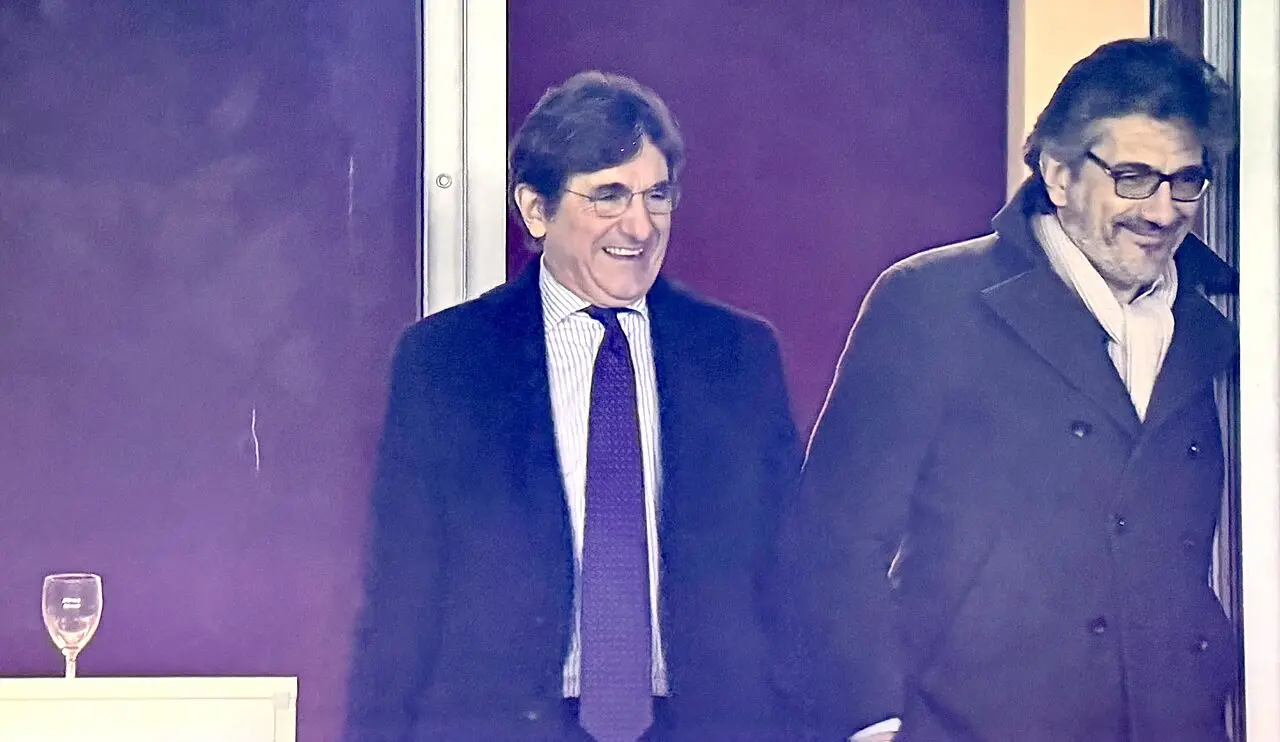 Urbano Cairo festeggia al gol di Zapata in Torino Parma