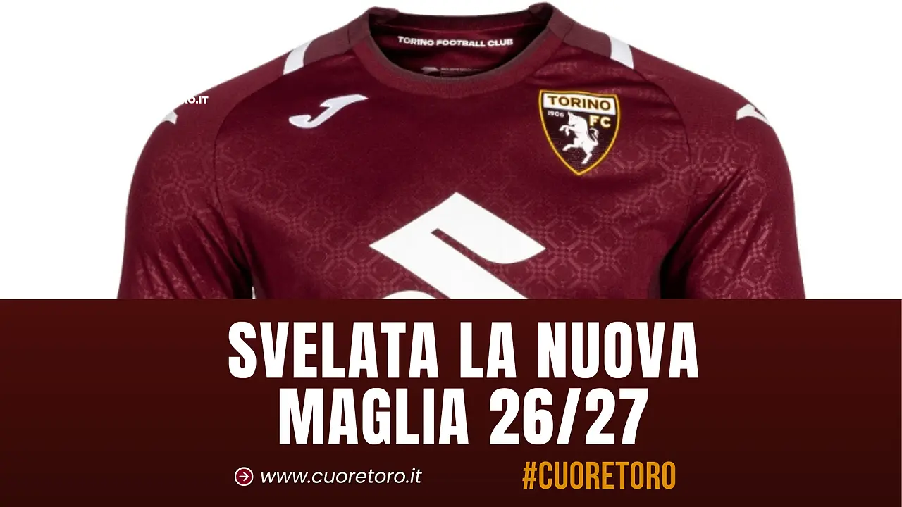 la nuova maglia del torino fc 2026 2027 casa joma