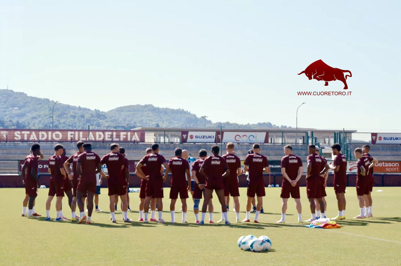Allenamento del Torino Fc al Filadelfia