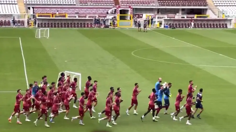 allenamento allo Stadio Grande Torino