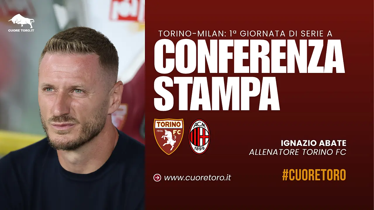 Torino Milan, la conferenza stampa di Ignazio Abate