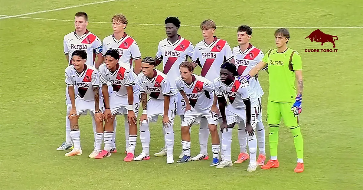 Milan Torino, Primavera 1, la formazione granata
