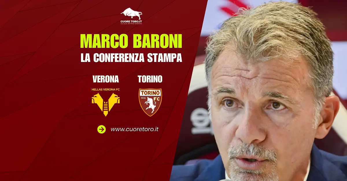 Hellas Verona Torino, la conferenza stampa di Marco Baroni