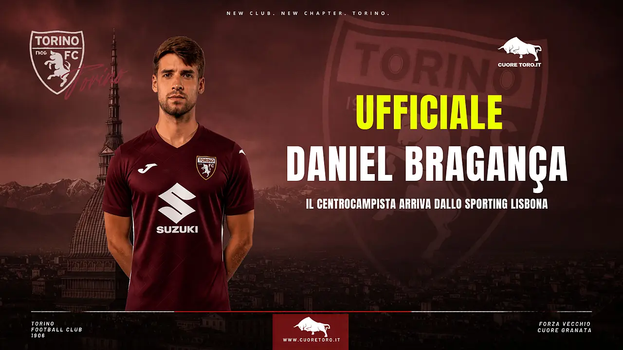 Ufficiale: Daniel Bragança al Torino FC dallo Sporting Lisbona