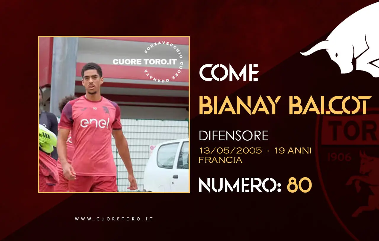 Rosa Torino Fc 2024-2025 - Bianay Balcot