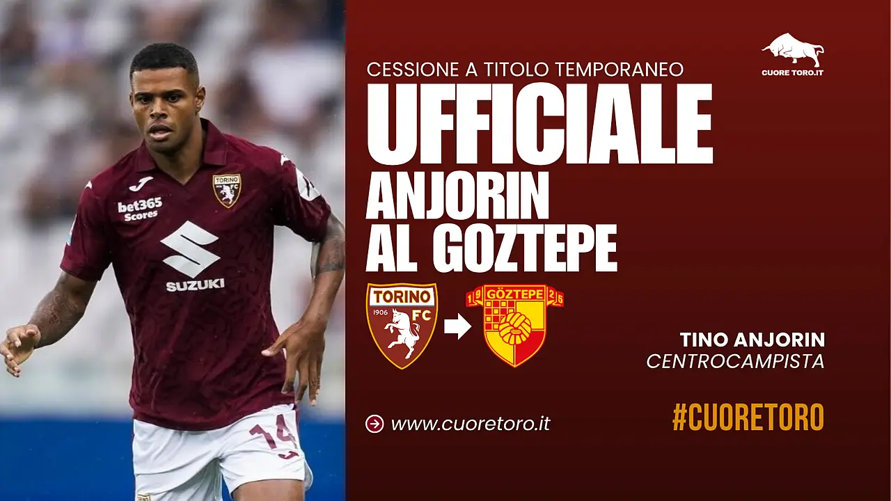 Ufficiale: Tino Anjorin dal Torino FC al Goztepe