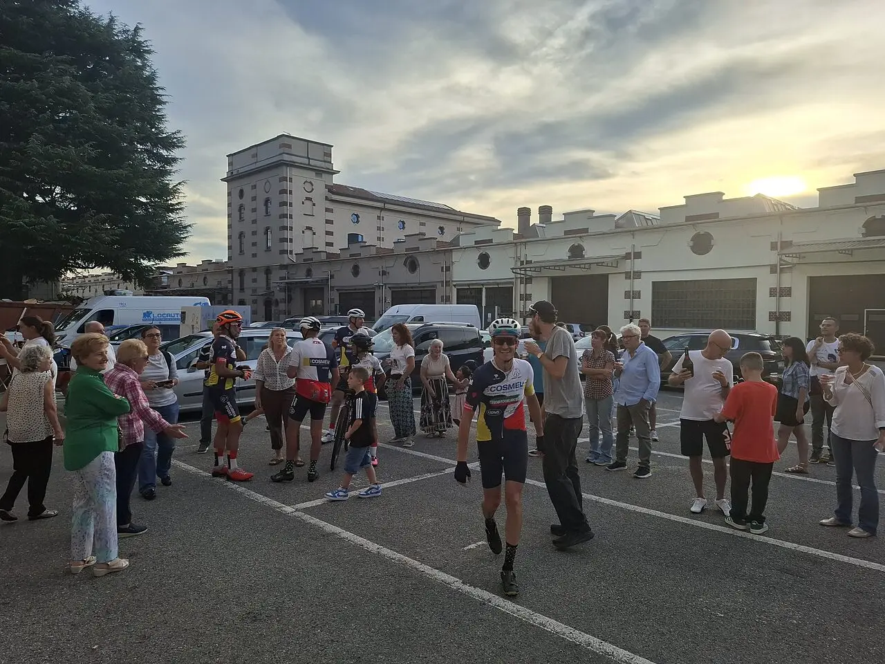 L'arrivo a Gallarate