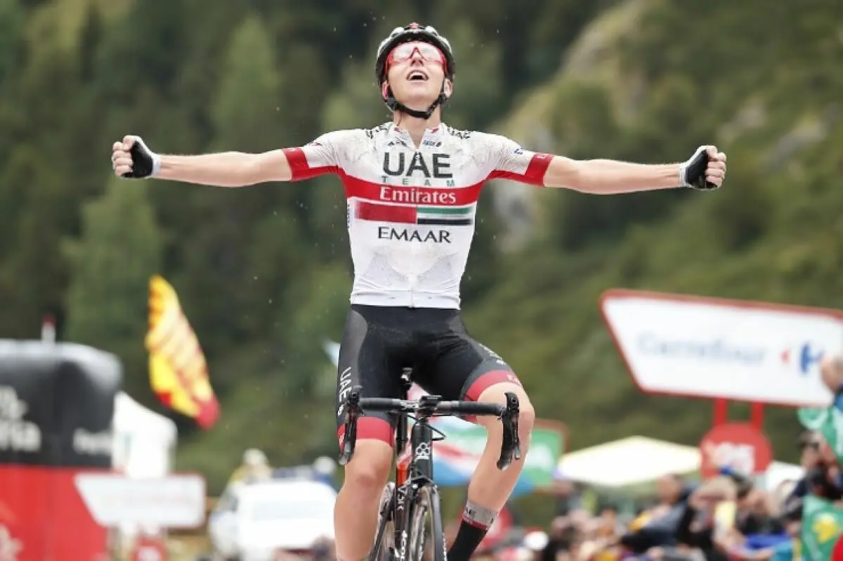 Tadej Pogačar vince la nona tappa della Vuelta a España 2019 a Cortals D'Encamp ad Andorra ©Luis Angel Gomez/Photogomezsport
