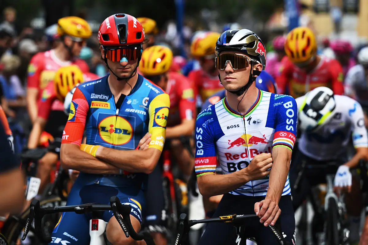 Giulio Ciccone e Remco Evenepoel ©Getty Images