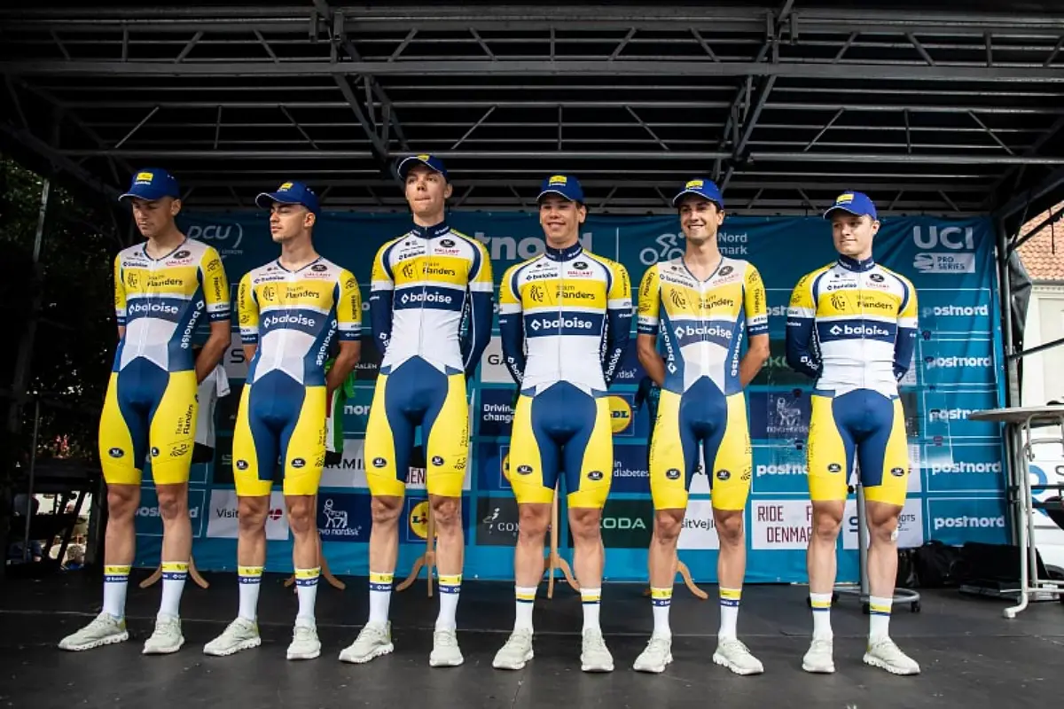 Il Team Flanders Baloise al recente Giro di Danimarca ©Team Flanders Baloise