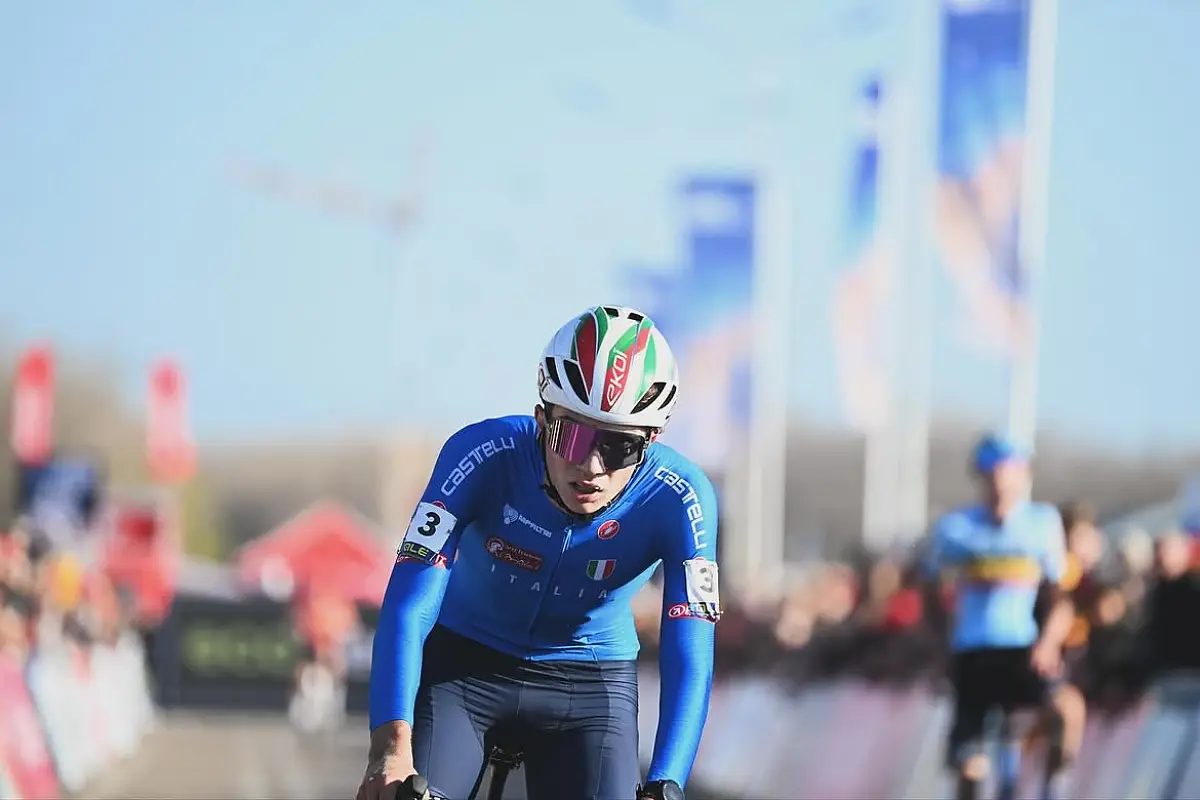 ©Patrik Pezzo Rosola ai mondiali di Ciclocross 2026