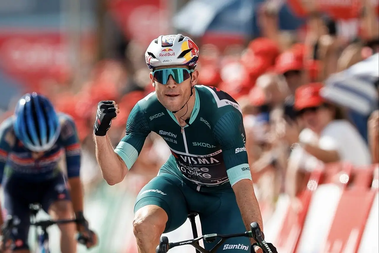 Wout van Aert vince la tredicesima tappa della Vuelta a España 2026 © Team Visma | Lease a Bike via Instagram