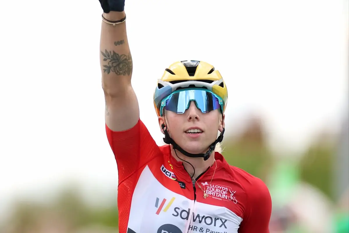 Lorena Wiebes vince la quarta tappa del Tour of Britain ©Team SD Worx-Protime/GettySport