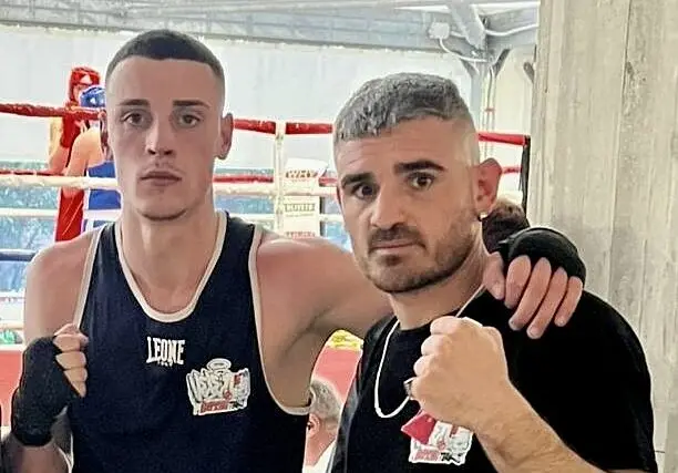 Lorusso con l’ex pugile Marco Boezio