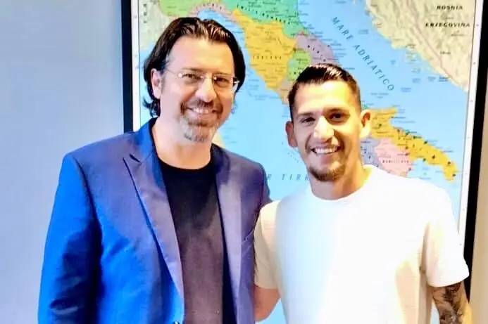 Il presidente Antonio Magrì con Ignazio Battista