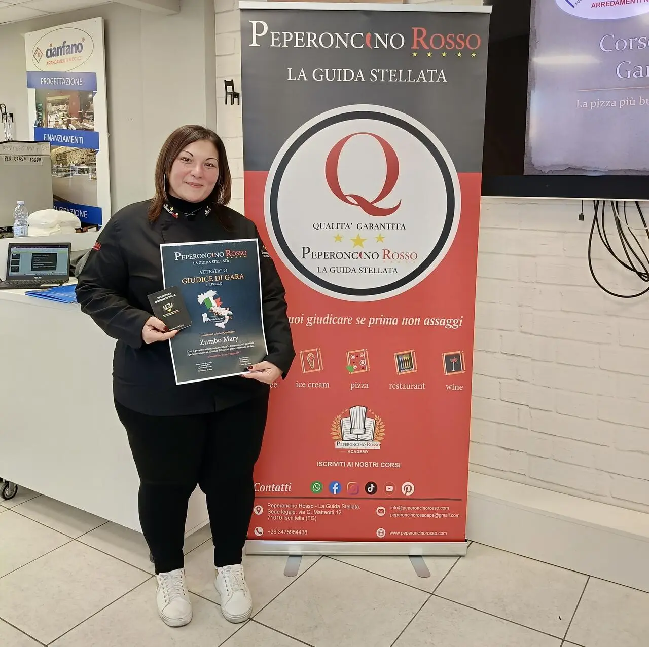 La tarantina Maria Zumbo, maestra pizzaiola