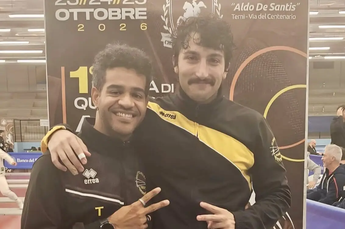 Federico Alfonso Rodia (dx) con William Venza