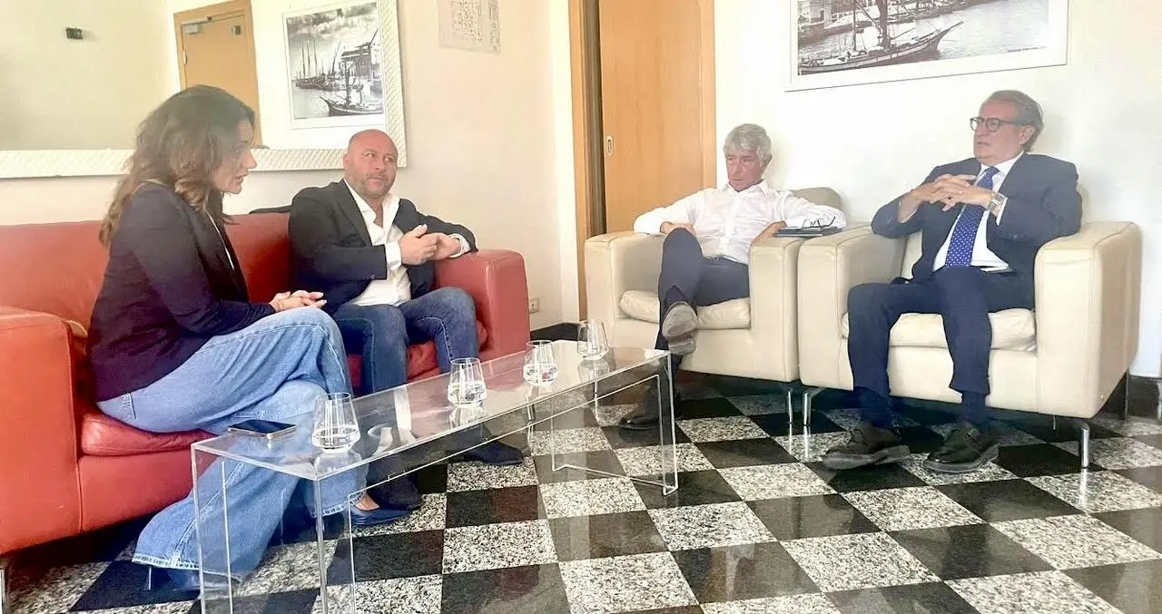 Da sx: Annita Lavecchia, Renato Perrini, Andrea Abodi, Massimo Ferrarese