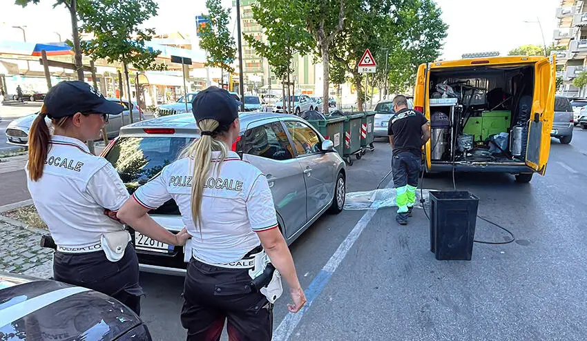 Il luogo dell'incidente